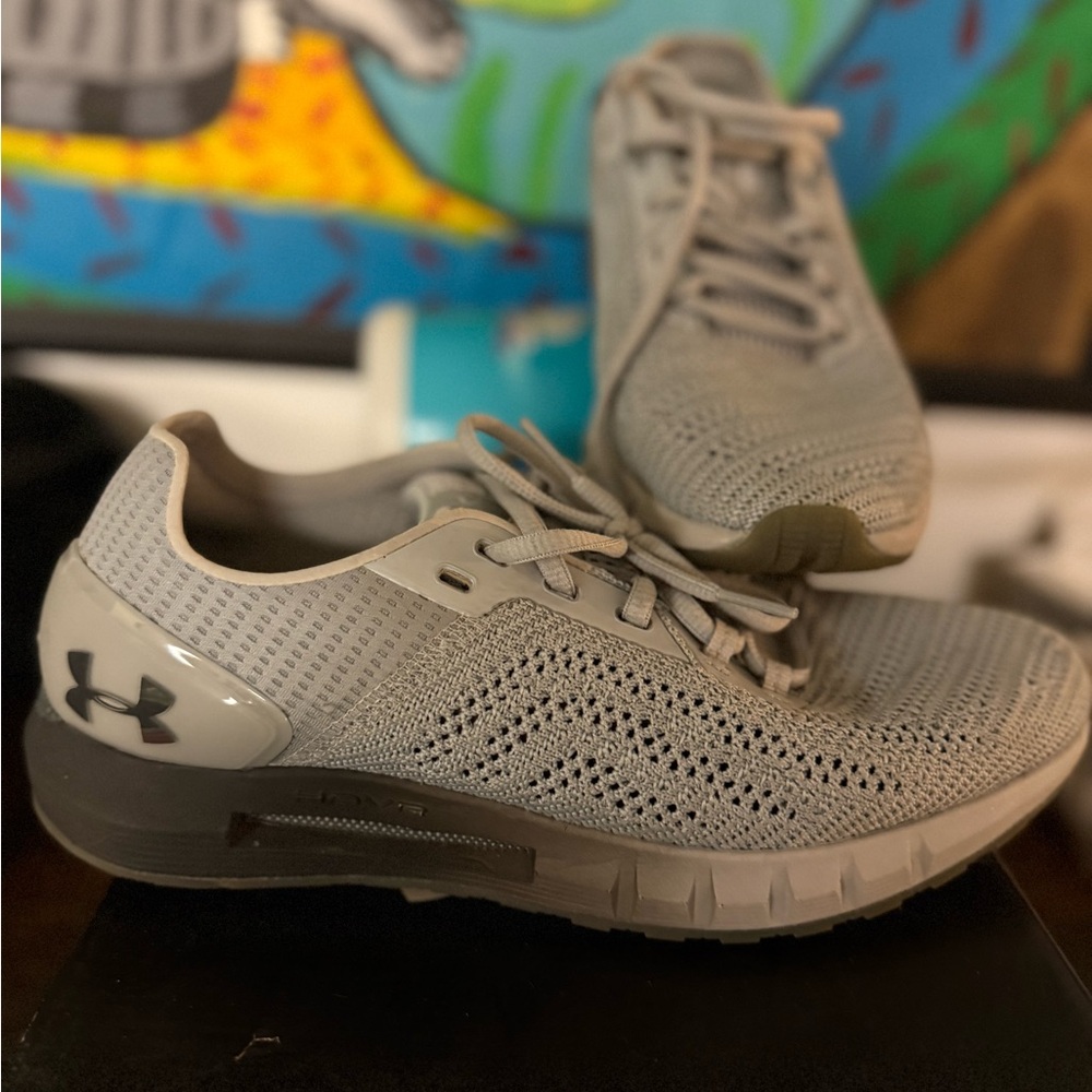 Under Armour Gray Athletic Performance Shoes